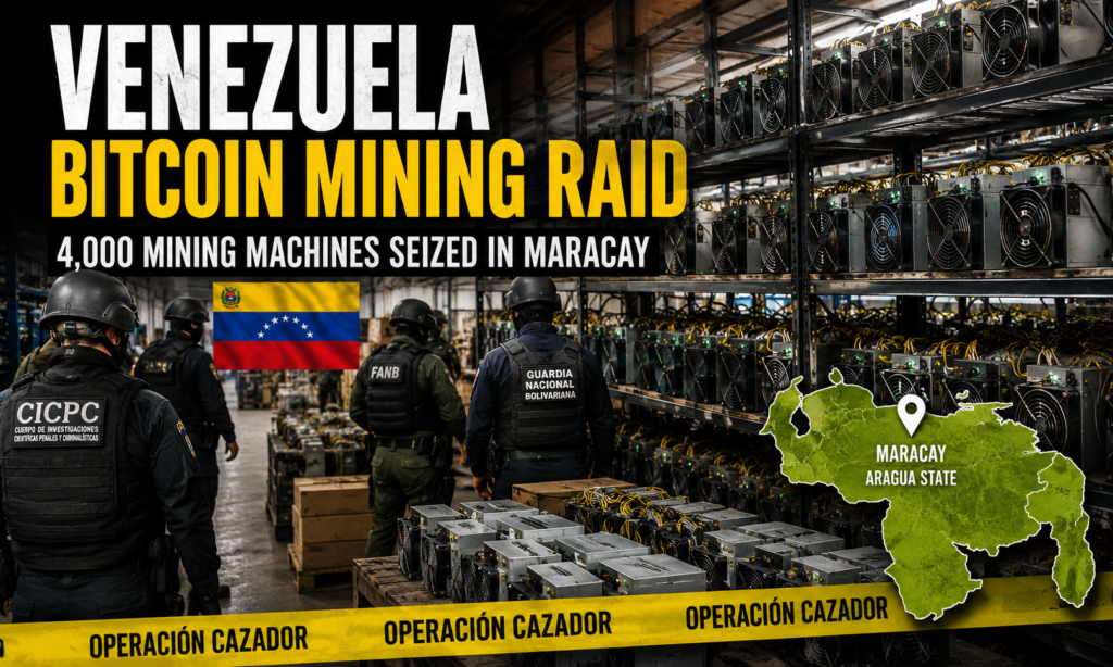 Venezuela Bitcoin mining raid